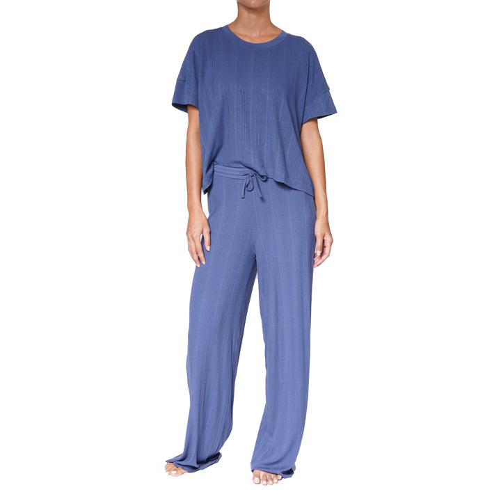 Pantalon côtelé décontracté
