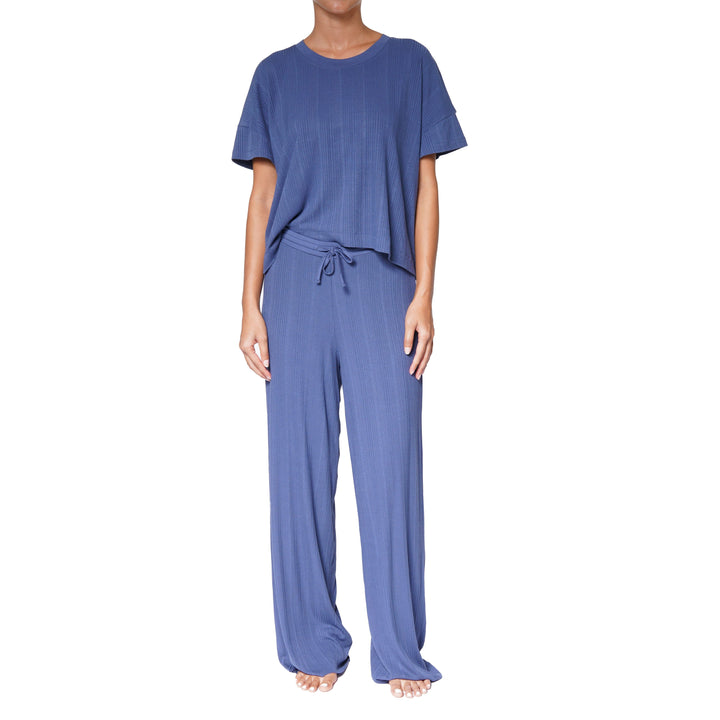 Pantalon côtelé décontracté