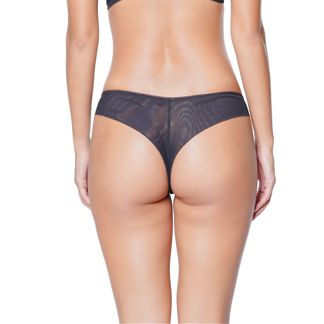 HUIT - Cafe Fleur - Tanga noir