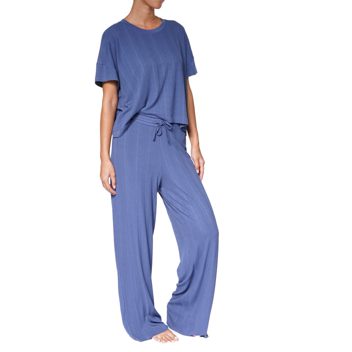 Pantalon côtelé décontracté