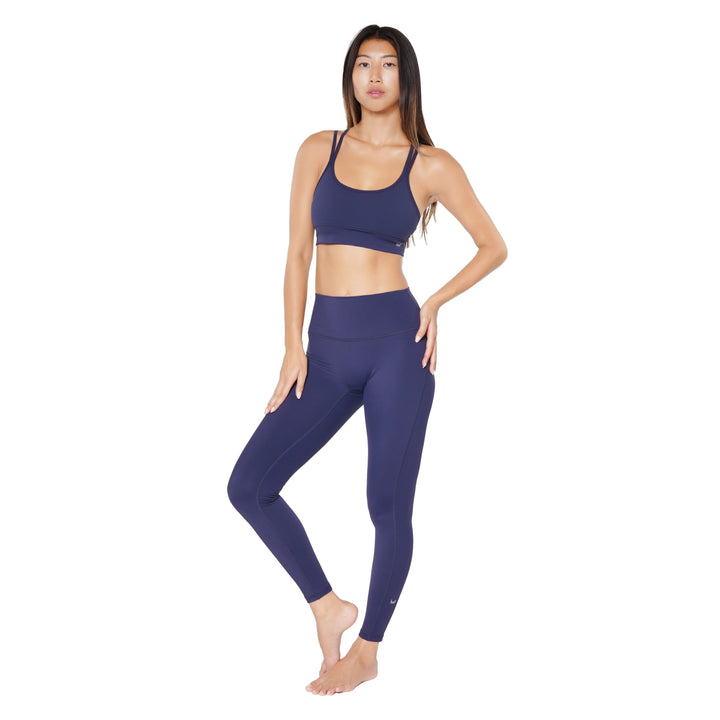Bien Etre Criss cross Soutien gorge- Marine