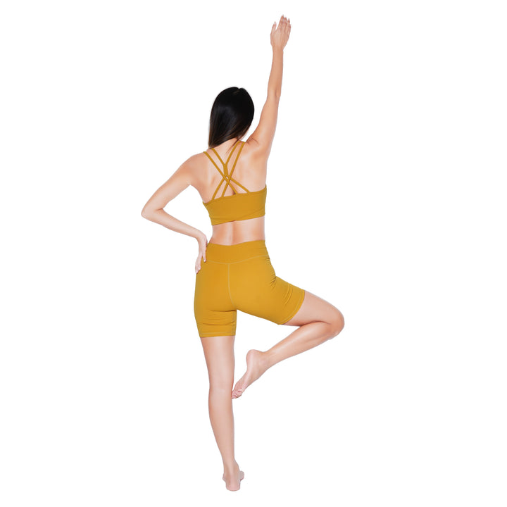 Bien Etre Criss Cross Soutien gorge- Moutarde