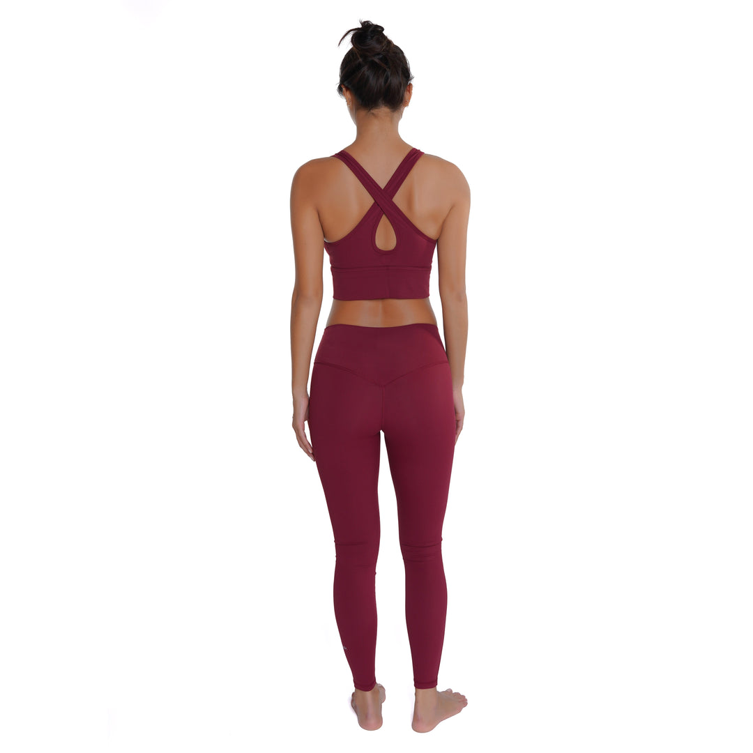 Bien Etre Soutien gorge de sport - Merlot