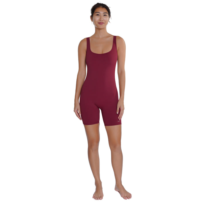 Bien Etre Combinaison Catsuit Courte - Merlot