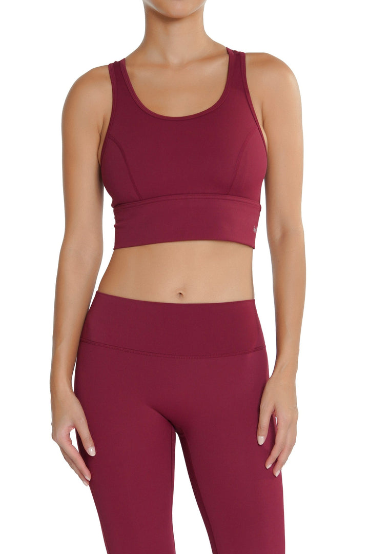 Bien Etre Soutien gorge de sport - Merlot