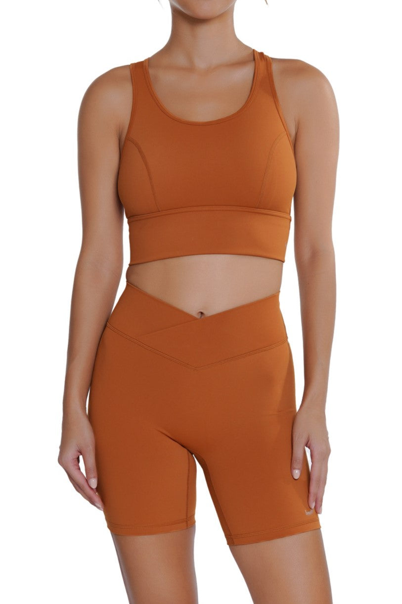 Bien Etre Soutien gorge de sport -Rouille